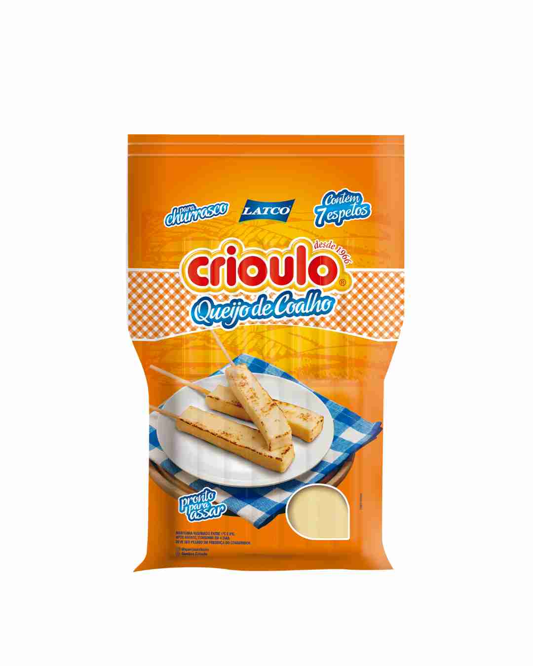 Queijo Coalho Espeto Crioulo 300g